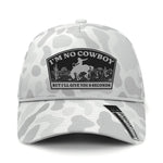 I'm No Cowboy Performance Leather Patch Hat - Sneaux