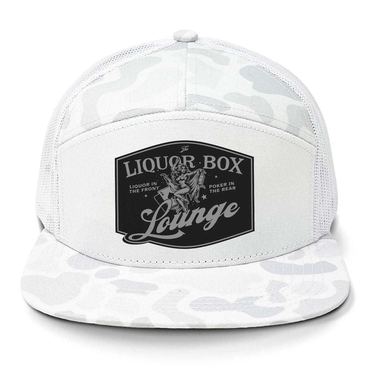 The Liquor Box Lounge 7 Panel Hat - Sneaux