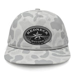 Redneck Mother Flat Bill Rope Leather Patch Hat