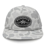 Redneck Mother Flat Bill Rope Leather Patch Hat