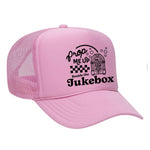 Prop Me Up Beside The Jukebox Foam Trucker Hat - Soft Pink