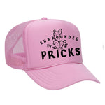 Surrounded By Pricks Foam Trucker Hat - Soft Pink
