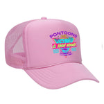 Pontoons and High Noons Foam Trucker Hat - Soft Pink