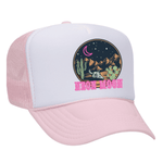 Neon Moon Foam Trucker Hat - Soft Pink / White