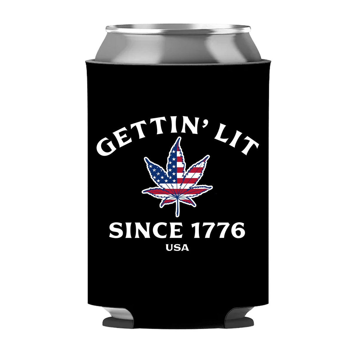Gettin' LIt Since 1776 Can Sleeve