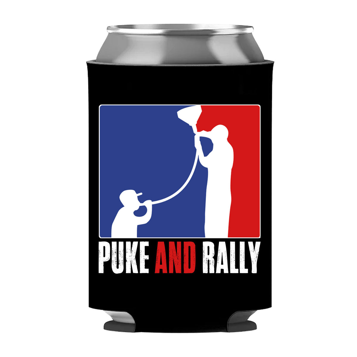 Puke and Rally Can Sleeve