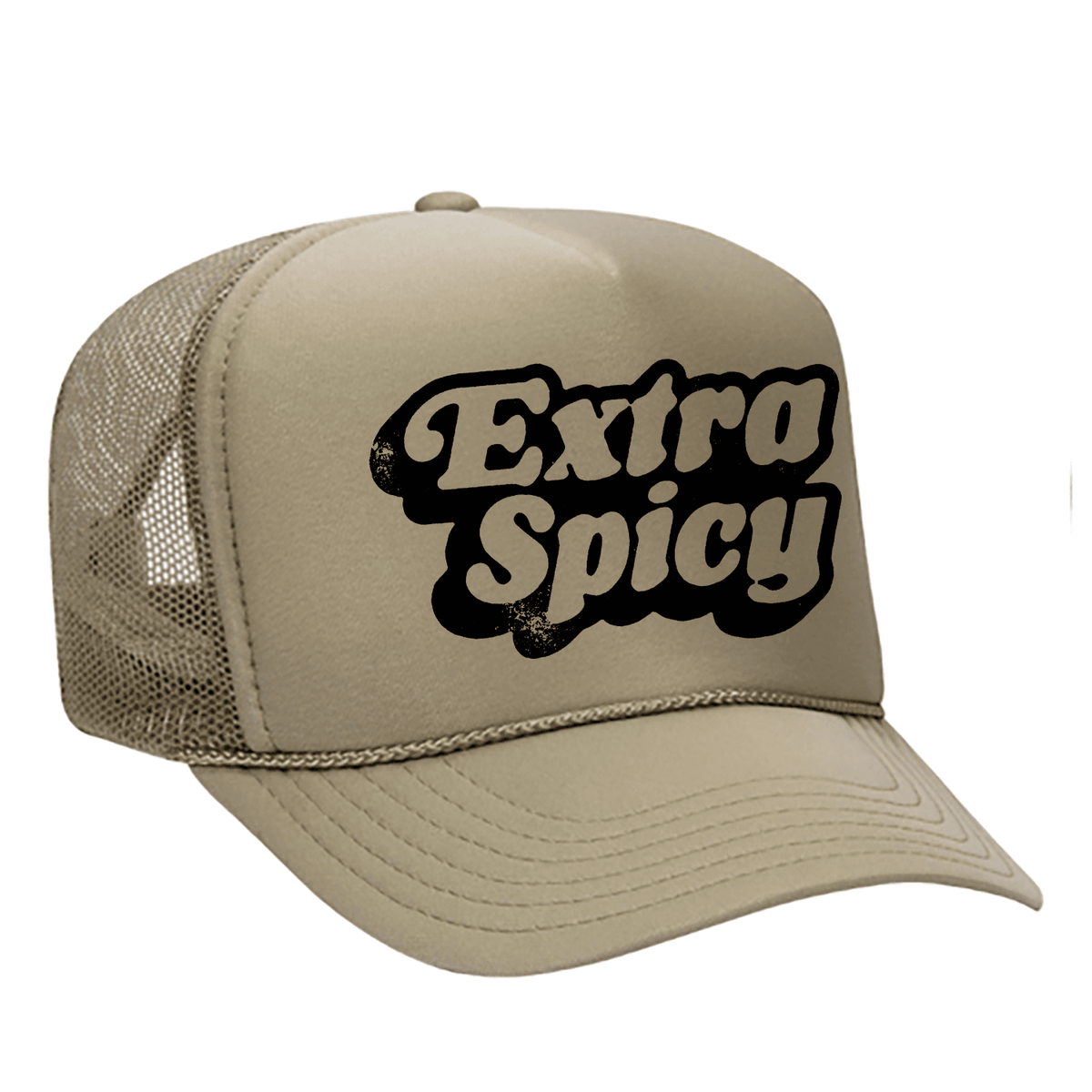 Extra Spicy Foam Trucker Hat - Tan