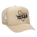 Choosin' Texas Foam Trucker Hat - Tan