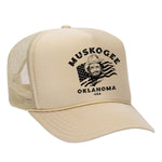 Haggard Old Flag Foam Trucker Hat - Tan