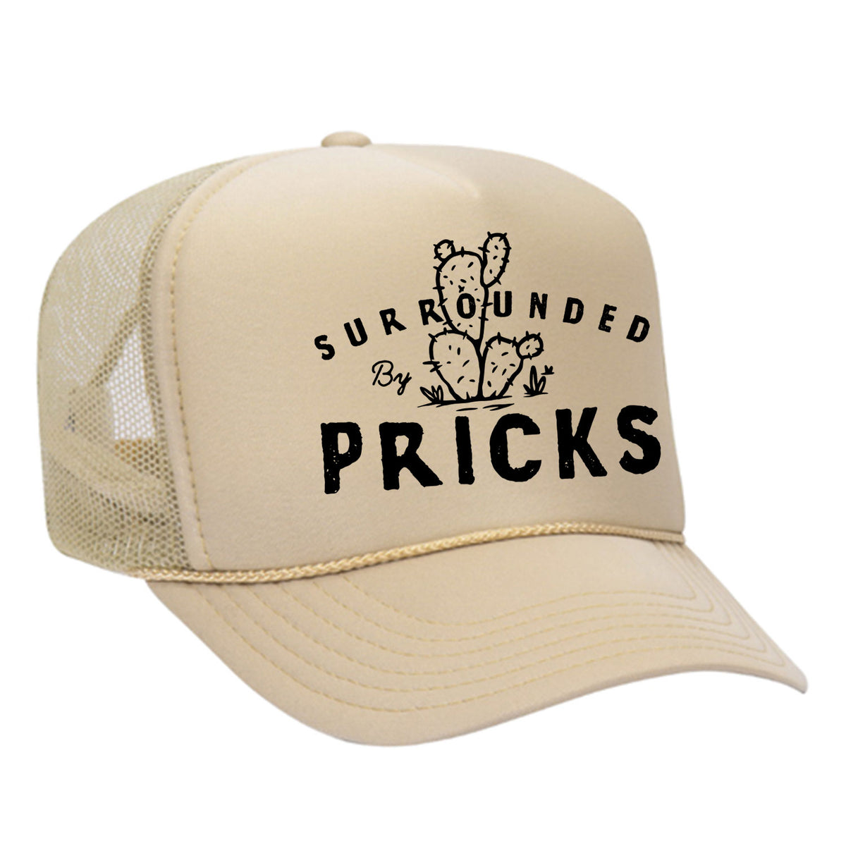 Surrounded By Pricks Foam Trucker Hat