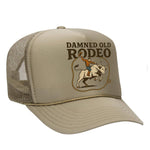 Damned Old Rodeo Foam Trucker Hat - Tan