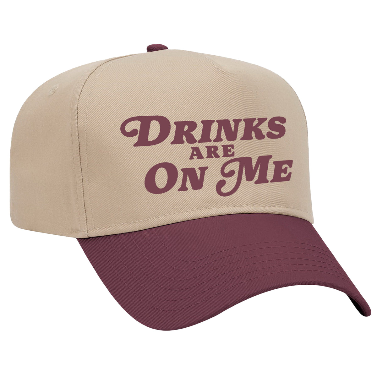 Drinks Are On Me Embroidered Hat