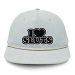 I Love Sluts Flat Bill Rope