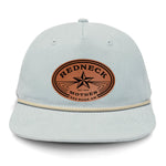 Redneck Mother Flat Bill Rope Leather Patch Hat