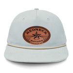 Redneck Mother Flat Bill Rope Leather Patch Hat