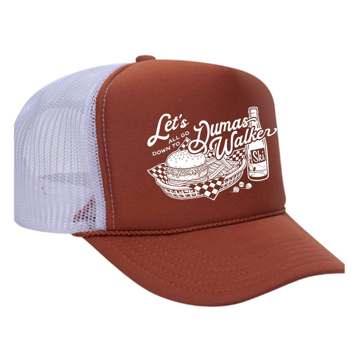 Dumas Walker Foam Trucker Hat - Texas Orange