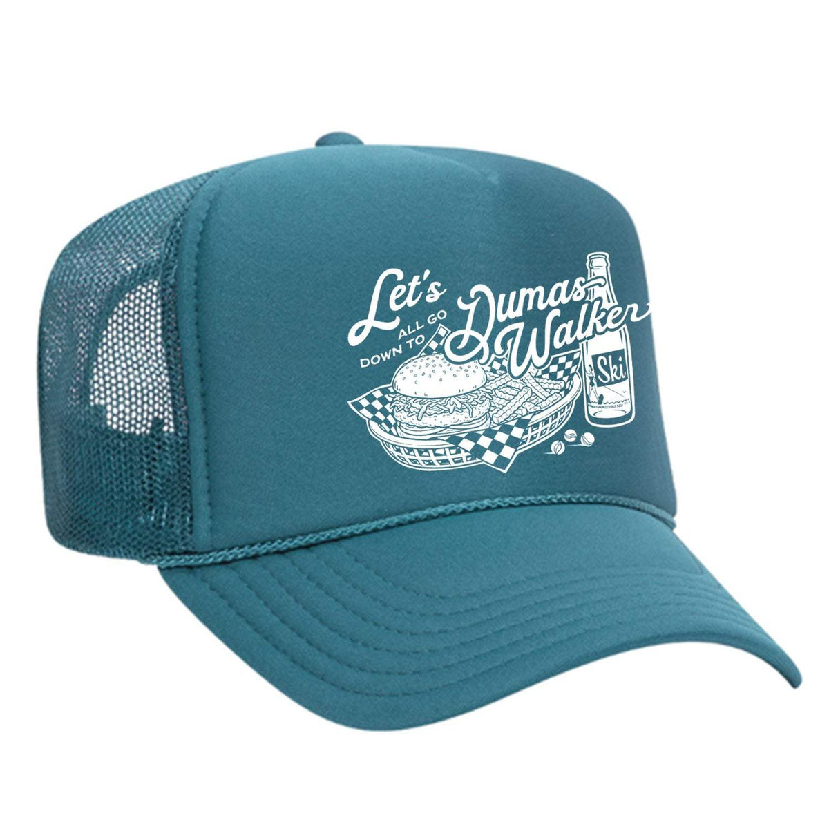 Dumas Walker Foam Trucker Hat - Turquoise