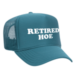 Retired Hoe Foam Trucker Hat - Turquoise