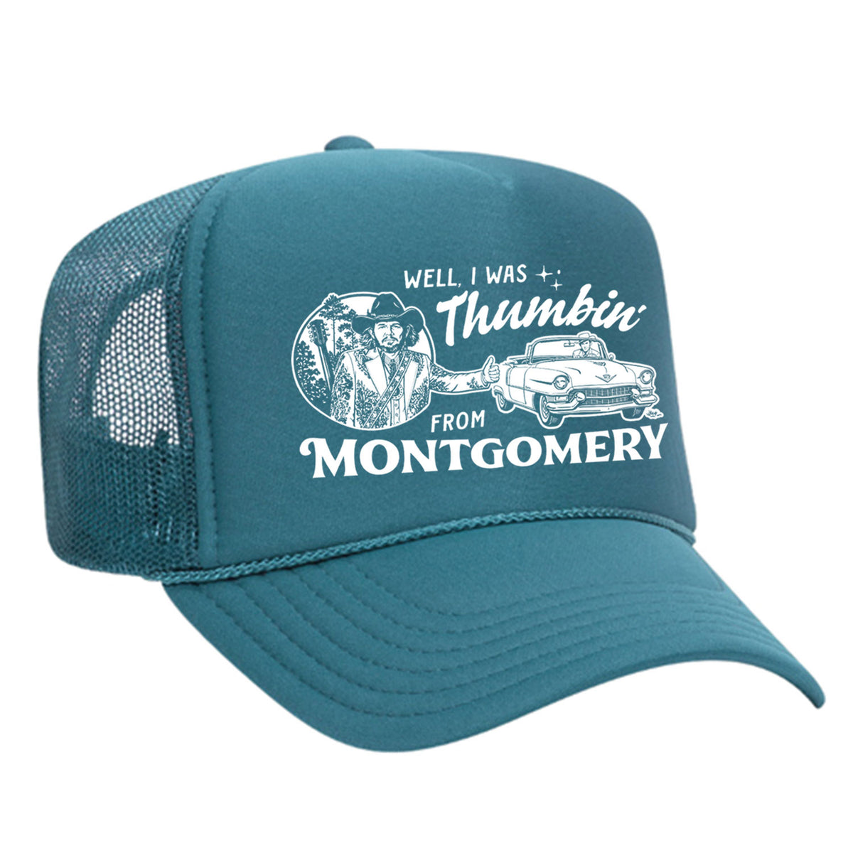 Thumbin' From Montgomery Foam Trucker Hat