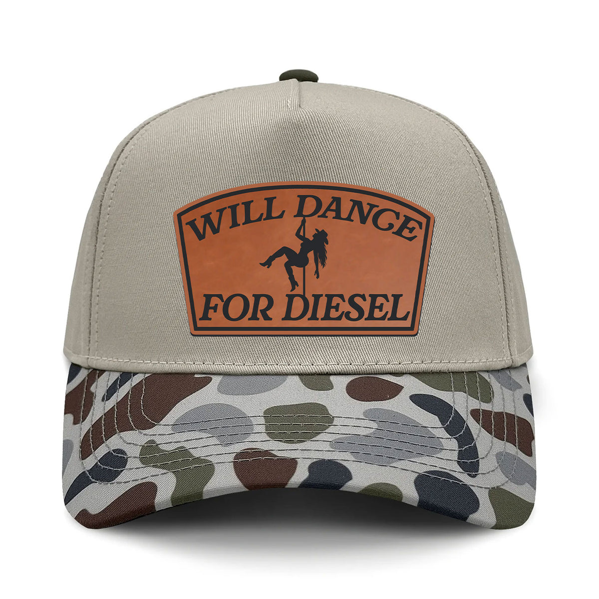 Will Dance For Diesel Ladies Patch Hat