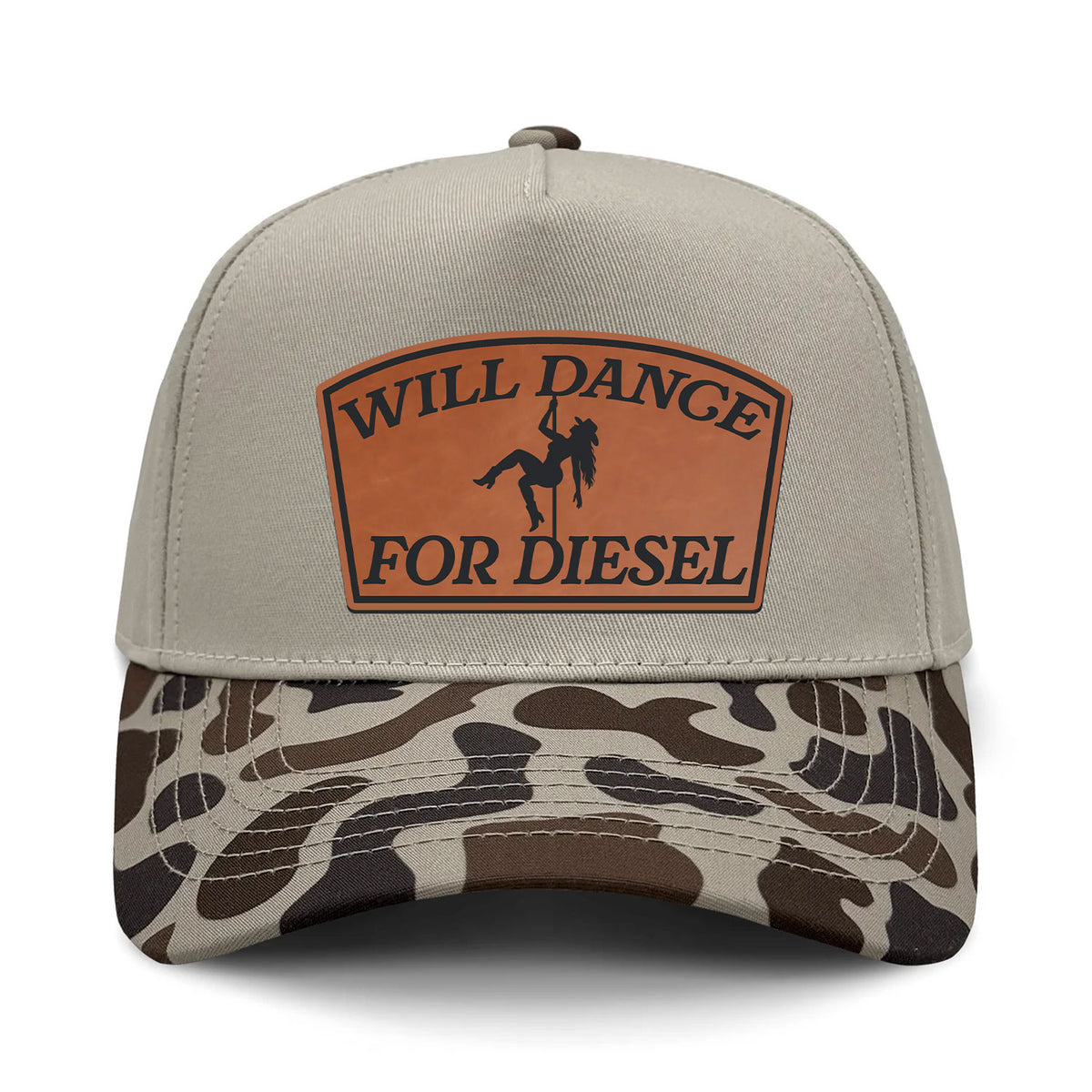 Will Dance For Diesel Ladies Patch Hat