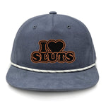 I Love Sluts Flat Bill Rope