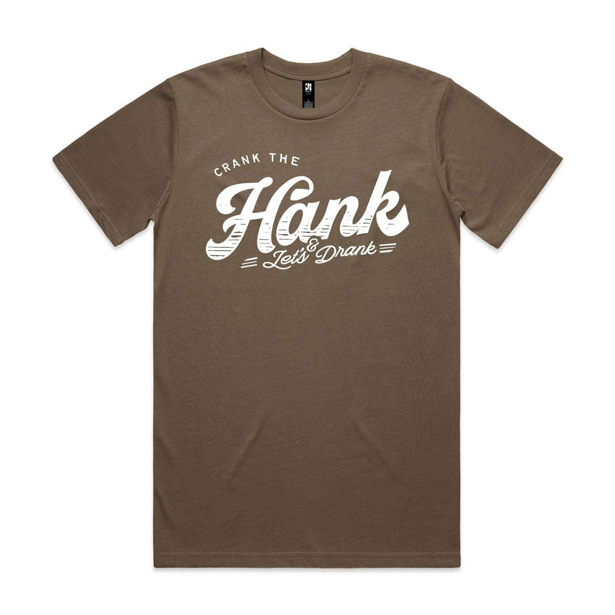 Crank The Hank Premium Tee - Walnut