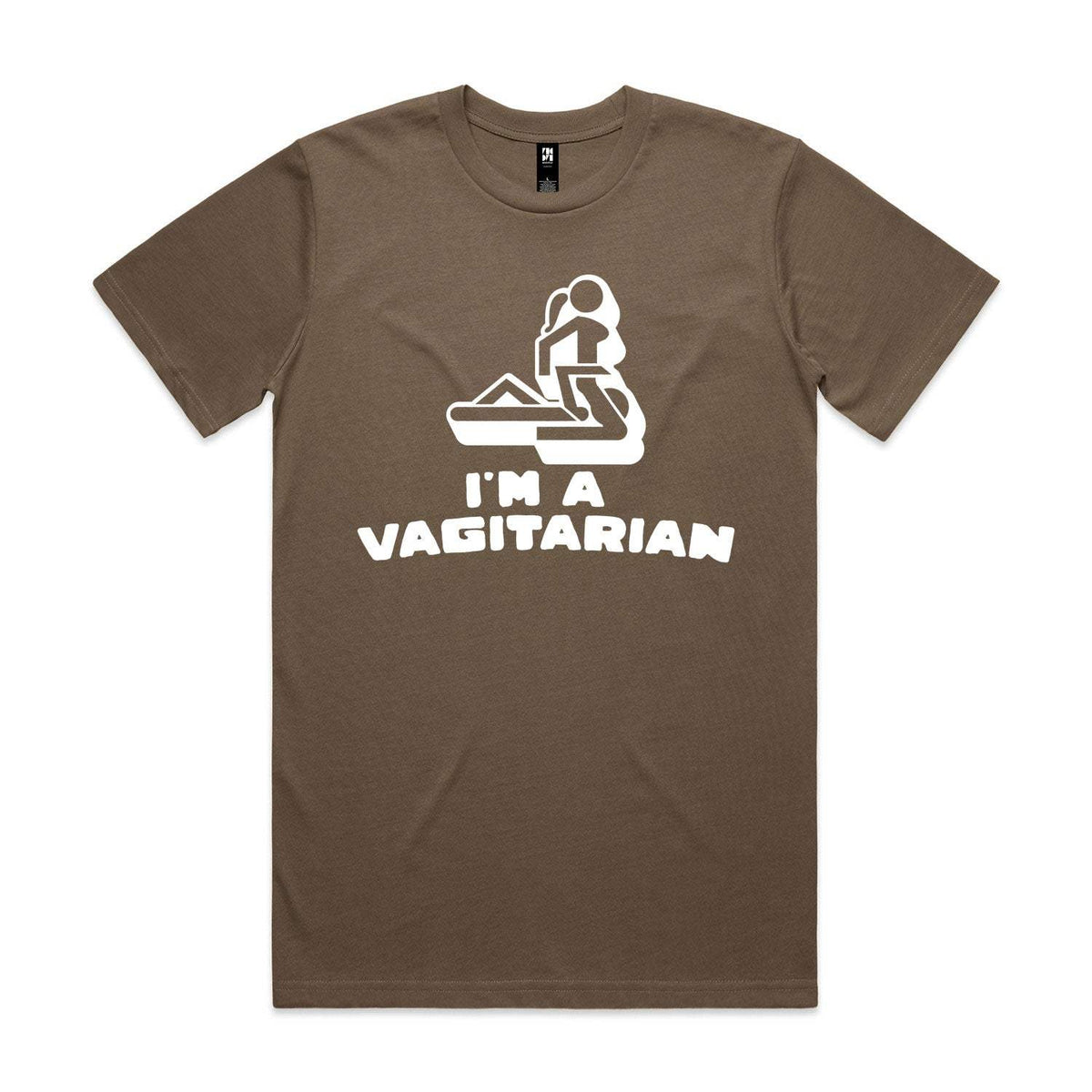 I'm A Vagitarian Premium Tee - Walnut
