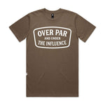 Over Par & Under The Influence Premium Tee - Walnut