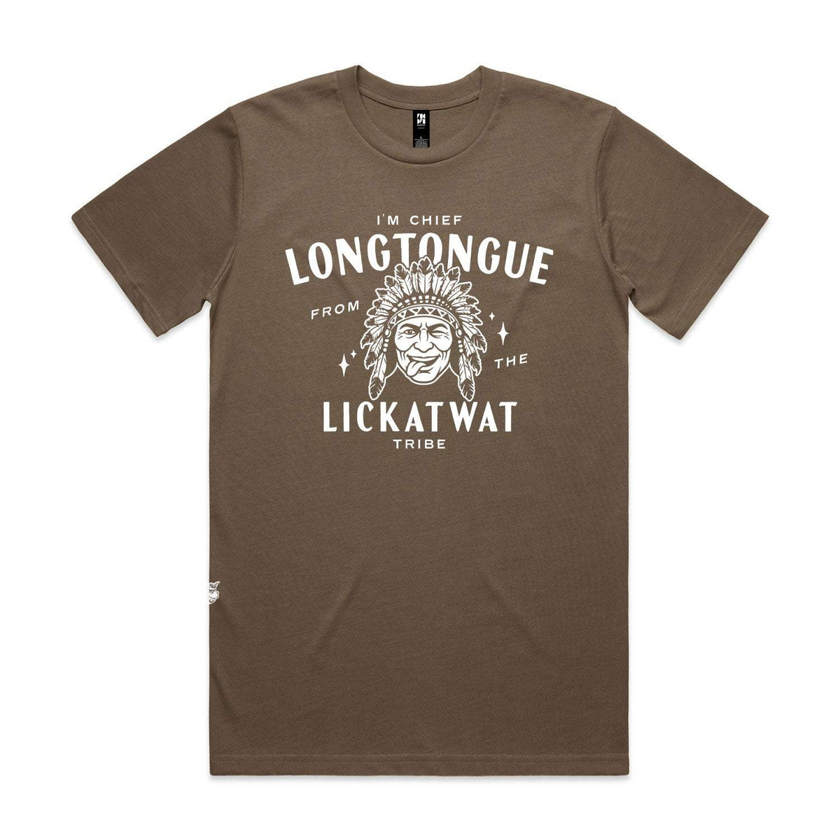 Chief Longtongue Premium Tee - Walnut