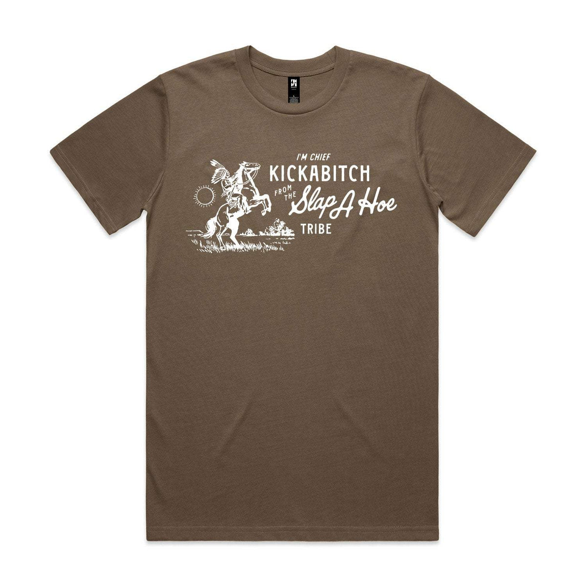 Chief Kickabitch Premium Tee - Walnut