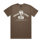 Snake Farm Premium Tee - Walnut