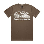 Thumbin' From Montgomery Premium Tee - Walnut