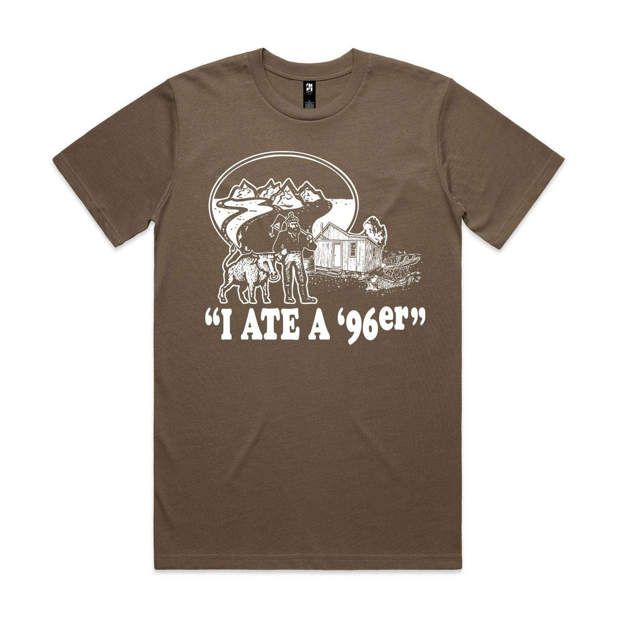 I At A 96'er Premium Tee - Walnut