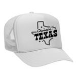 Choosin' Texas Foam Trucker Hat - White