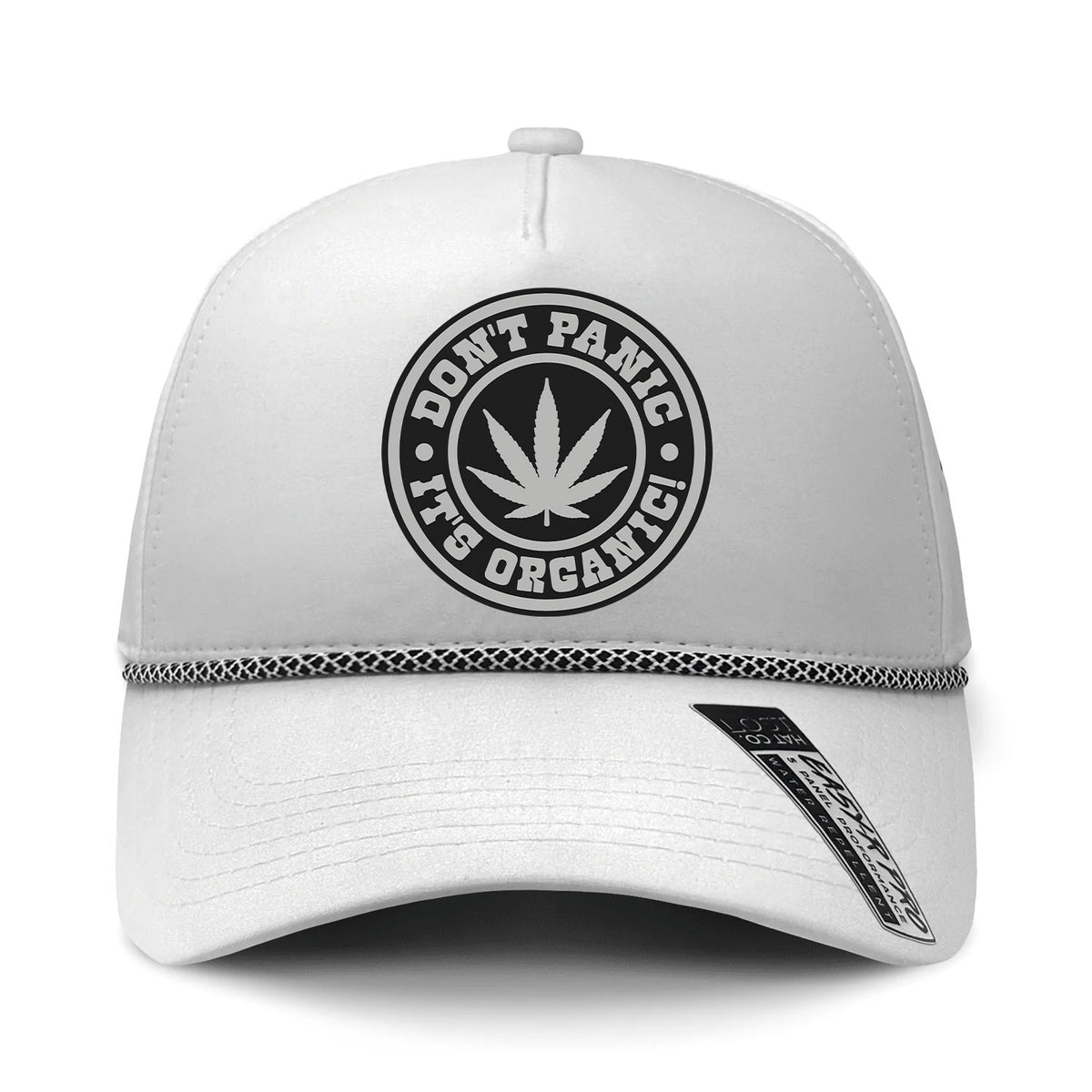 Don't Panic It's Organic Performance Leather Patch Hat