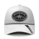 Redneck Mother Performance Leather Patch Hat - White