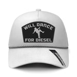 Will Dance For Diesel Performance Pro Hat - White