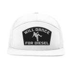 Will Dance For Diesel 7 Panel Hat