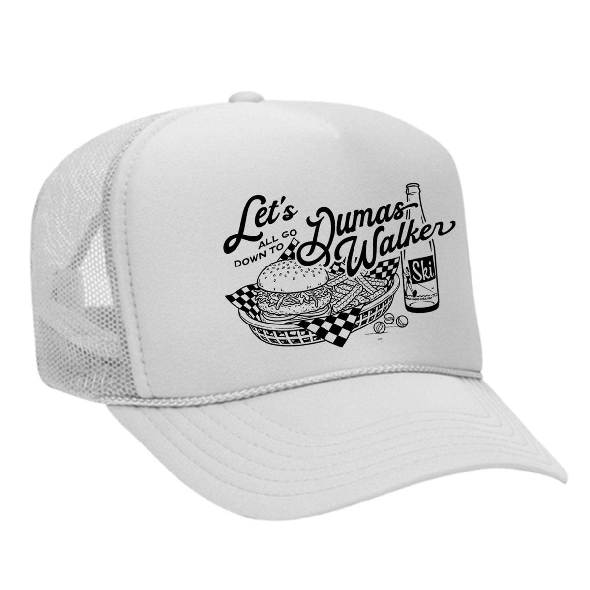 Dumas Walker Foam Trucker Hat - White