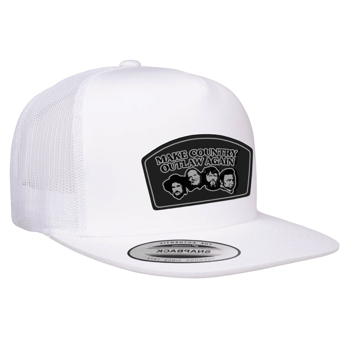 Make Country Outlaw Again Flat Bill Trucker Hat