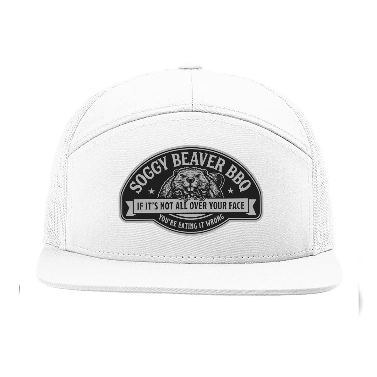 Soggy Beaver BBQ 7 Panel Hat