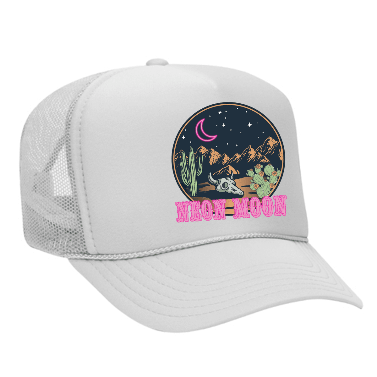 Neon Moon Foam Trucker Hat - White