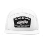 Camel Towing 7 Panel Hat - White