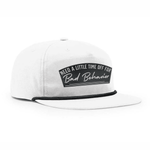 Need A Little Time Off For Bad Behavior Flat Bill Rope - White