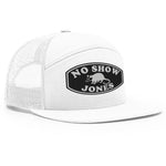 No Show Jones 7 Panel Hat - White