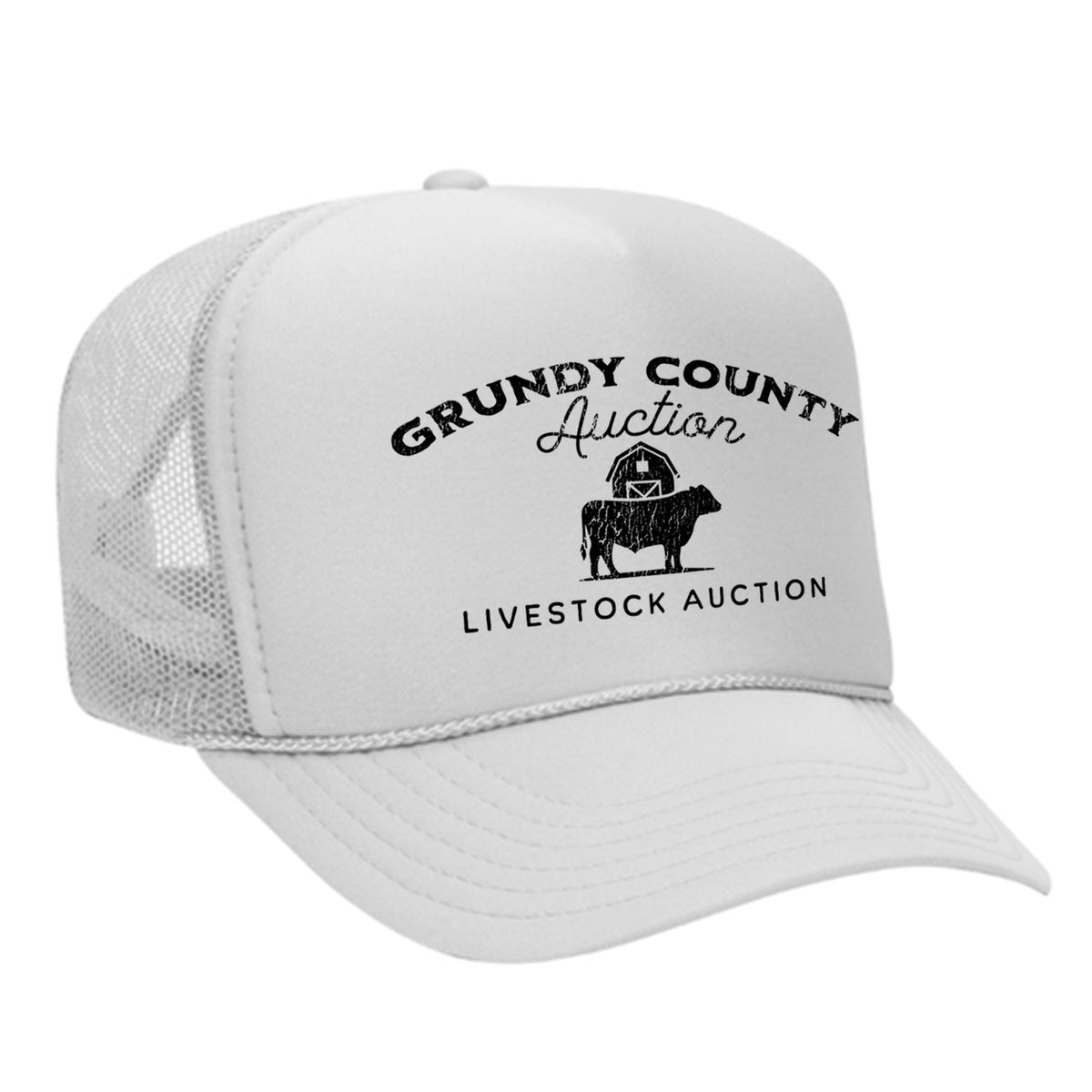 Grundy County Auction Foam Trucker Hat