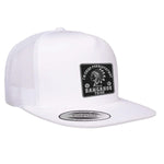 Chief Pokalotatwat Flat Bill Hat - White