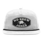 No Show Jones Flat Bill Rope - White / Black
