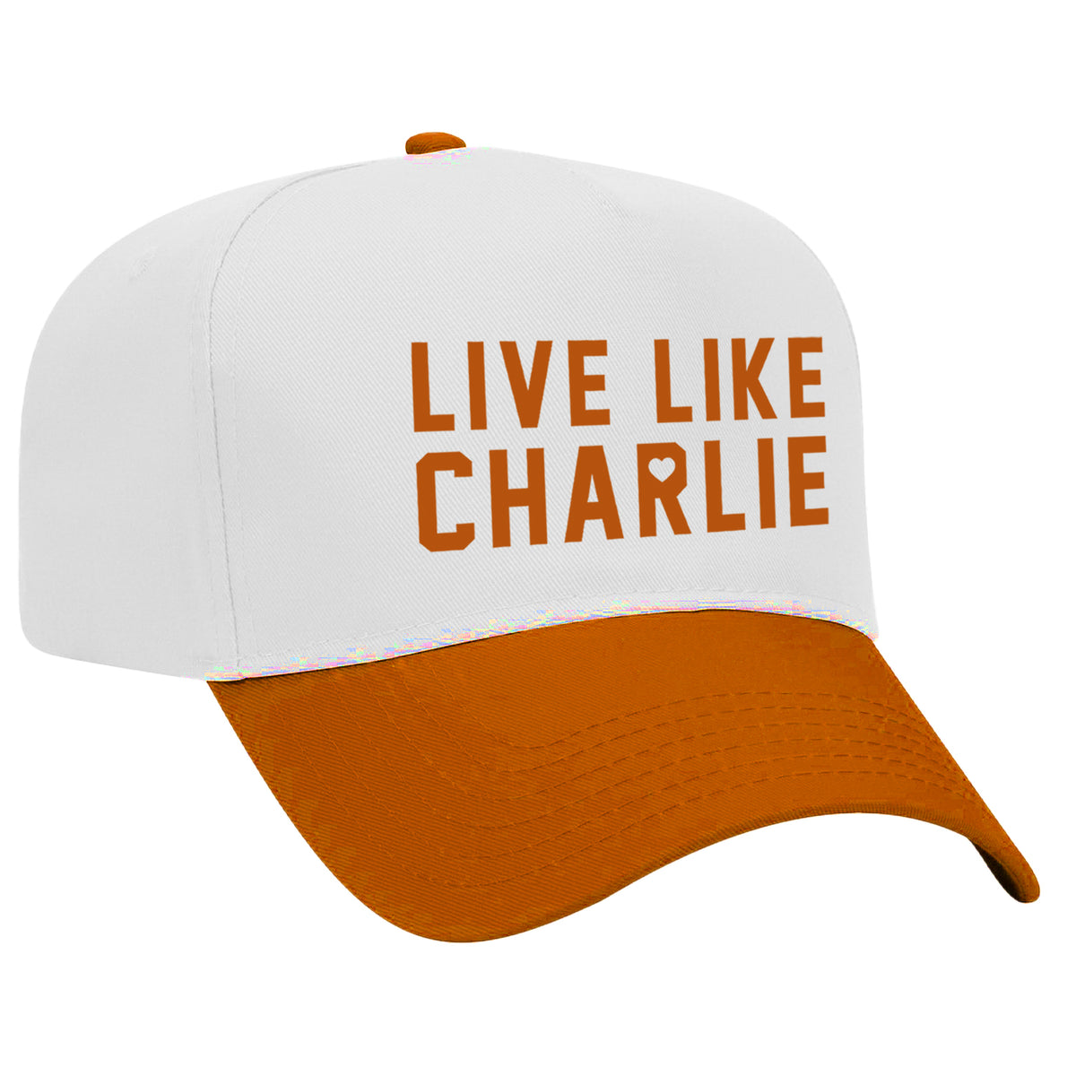 Live Like Charlie Two-Tone Embroidered Hat